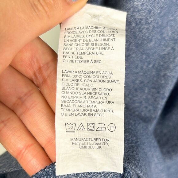 Penguin by Munsingwear Heritage Slim Fit Polo T Shirt Collared Short Slv Blue L - Picture 12 of 12